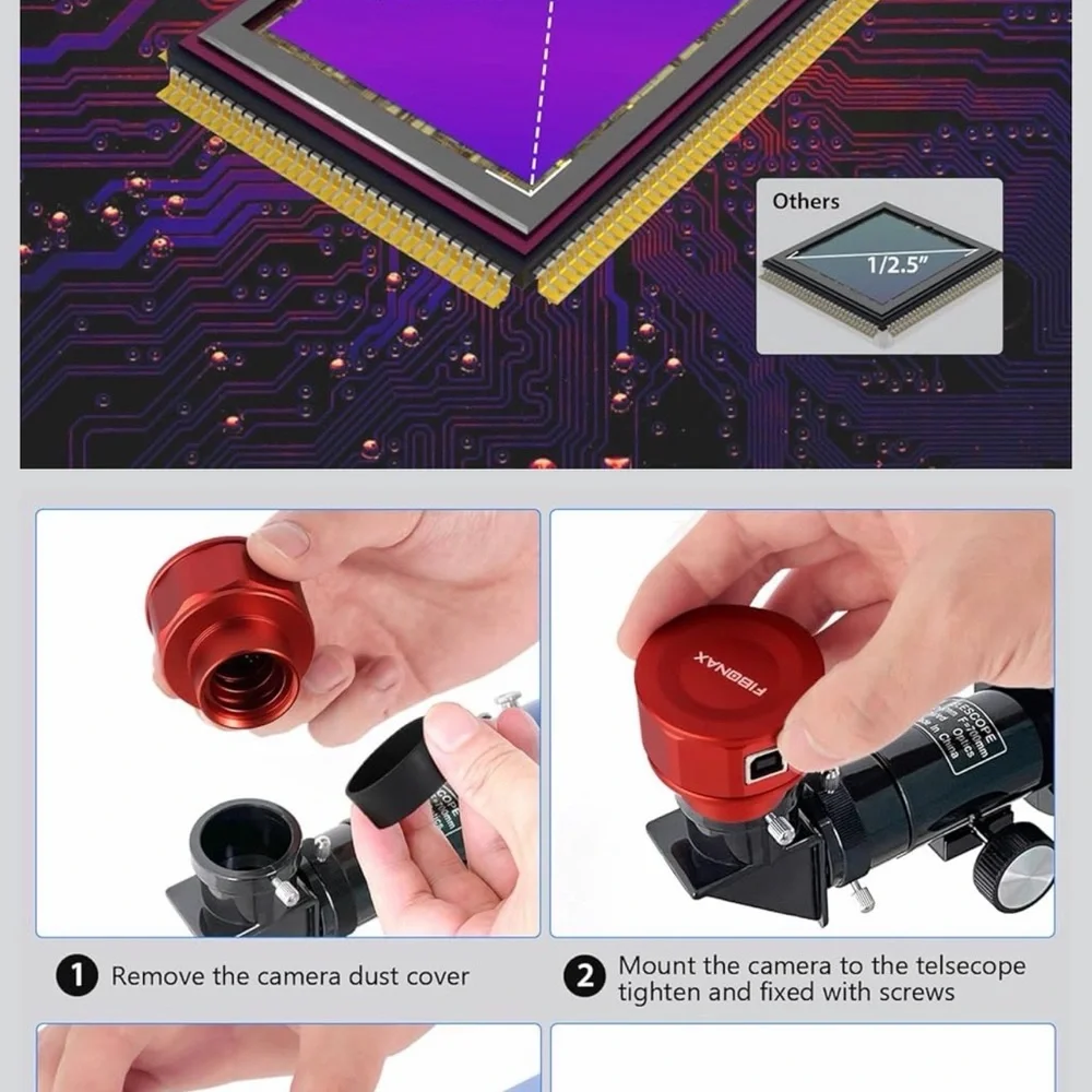 High-Performance Red Camera Lens for Astronomy